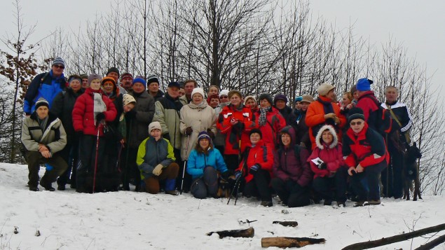 Na Hončově hůrce 1.1.2015 | Foto: Vladimír Bilský